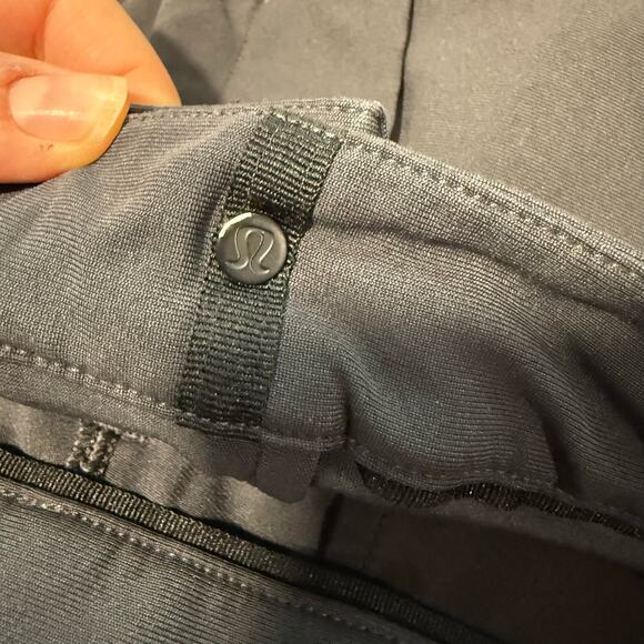 Lululemon Commission Pant Slim ABC Warpstreme Dark Grey 36 Dress Office Chino - Picture 9 of 11